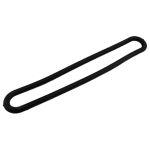 Gummi-Spannring / schwarz,400 mm lang / 8 mm stark