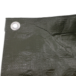 Abdeckplane 140 g / qm,2 x 3 Meter / oliv-grün m. Ösen