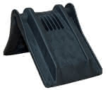 Kantenschutzwinkel Kunststoff / schwarz,f. 50 mm Zurrungen / 145 x 175 x 130 mm