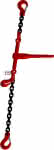 Schwerlast-Kettenverzurrung DIN EN 12195-3 / 8 mm,Nutzlänge: 3000 mm / GK8 / Zurrkraft: 4000 daN,Gabelkopfhaken / Verkürzer m. Sicherung