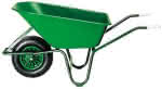 FORT Schubkarre / Baukarre,100 ltr / PVC-Mulde grün