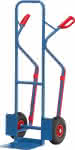 Stahlrohrkarre / Flaschenkistenkarre,Luftbereifung / 300 kg / 320 x 250 mm,m. Kunststoffkufen