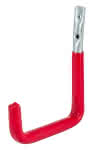 verz. Wand- / Deckenhaken / rot gummiert,213 x 150 x 85 mm / U-Form