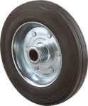 Transportgeräte-Gummirad / Ø 200 mm / 205 kg,Stahlfelge / Vollgummi / Rollenlager