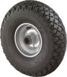 Luftrad / Ø 400 mm,Stahlfelge / 25 mm Rollenlager / 75 mm Nabe,Rillenprofil