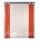 PVC Streifenvorhang / weich,2,0 x 200 mm / klar-transparent (Rolle=50 mtr)