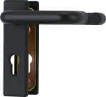 Abus FH-Kurzschild-Drücker-Schutzbeschlag,9/72 mm / Kunststoff / KFG