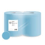 Papierputztuch 2-Lagig blau,360 x 360 mm / 1000 Abrisse