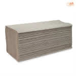 Papierhandtücher / Zick-Zack-Falz,1-lagig / 25 x 23 cm (KRT=20x250 Blatt),natur