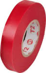 PVC Elektro-Isolierklebeband / rot,15 mm x 33 mtr. (VE=10)