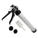 Beutel- u. Grosskartuschenpistole 600 ml,Fo m. Kolben u. 3 Düsen