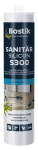Bostik S300 Sanitärsilikon,300 ml / grau (VE=12),SANITÄR SILICON
