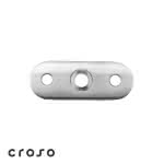 Rohr Anschraubplatte Edelst.,f. 42,4 mm Rohr