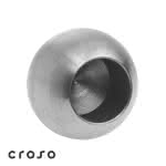 Kugel Edelst. Sacklochbohrung,f. Relingstange 12 mm