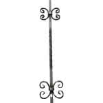 Geländerstab 1x Gedrillt/2x C-Bogenpaar,12 mm / Nr. 937018