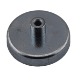 verz. Flachgreif-Magnet 63 mm,m. Gewindebuchse M8 / 320n