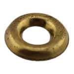 U-Schraubrosette / Mess.-poliert Blk.,15,0 x 6,2 mm / Nr. 038660 (VE=100)