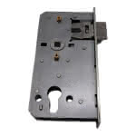 Schloss z. Schlosskasten / 55 Dorn / 8/72 mm,DIN R/L / f. 30 mm Rohr / 300P