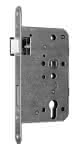 Fh-Türschloss / 1000Pzw DIN LS.,24 mm Stulp verz. / 9/65/72 mm
