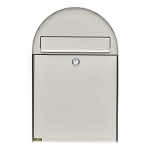 BURG-WÄCHTER Briefkasten,Nordic / Edelst. / 3680 Ni
