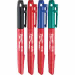 Milwaukee Permanentmarker,Stylus SNP Fine Point Set (4 Stück)
