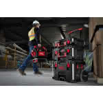 Milwaukee PACKOUT Promo -Set 1 / 3-teilig,Trolley-Koffer, Koffer groß u. Koffer