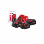 Milwaukee Akku Kit M18 NRG 503,3 x Akku M18B5 / 1 x Akku M12B2,1 x Ladegerät M12-18FC