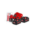Milwaukee Akku Kit M18 HNRG 552,2 x Akku M18HB5,5 / 1 x Akku M12B3,1 x Ladegerät M12-18FC