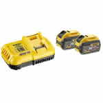 DeWalt FlexVolt Akku Starter Kit / DCB 118,inkl. 2 Stk. 54,0 V / 18 V max. 9 Ah