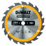 DeWalt Kreissägeblatt Construction,184 mm / 16 mm / Z18