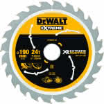 DeWalt HM Kreissägeblatt,190 / 30 mm / 24WZ/FZ