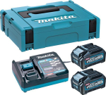 Makita Akku Power Source KIT,2 x 40V / 4,0Ah, Ladegerät DC40RA