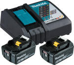 Makita Akku-Power Source KIT,2 x 18V / 6,0Ah, Ladegerät DC18RC