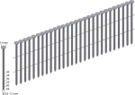Prebena Coil-Nagel,CNW25/65BK -magaziniert- (VE=7200)