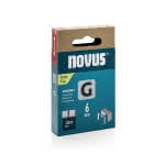 Novus Flachdrahtklammer,G - Typ 11 / 6 mm (VE=1200)