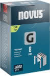 Novus Flachdrahtklammer,G - Typ 11 / 8 mm (VE=5000)