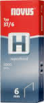 Novus Feindrahtklammer / Superhart,H - Typ 37 / 6 mm (VE=5000)