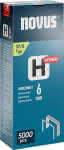 Novus Feindrahtklammer / Superhart,H - Typ 37 / 6 mm (VE=5000)