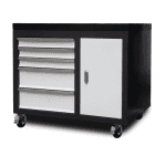 Metallkraft Unterbau mit Aufspanntisch,für Gewindeschneidmaschinen