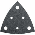 Fein Schleifblatt / Dreiecksform / Klettbef.,80 mm / gelocht / Korn 240 (VE=5)