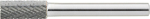 Forum HM-Frässtift / m. Stirnverzahnung,Zylinderform / 12 x 25 mm / ZYAS 1225C