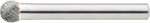 Forum HM-Frässtift,Kugelform / 10 x 9 mm / KUD 1009C