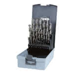 Ruko Spiralbohrer-Kassette / DIN338,1,0 - 13,0 mm (0,5 St.) / 25-tlg.,geschliffen HSS-G