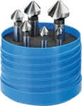 Forum Kegel- u. Entgratsenker-Satz DIN335-C,HSS / 90° / 3 Schneiden / 6,3 - 20,5 mm