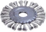 Forum Rundbürste Edelstahldraht,125 x 13 mm / Bohrung= 22,2 mm / gezopft