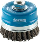 Forum Topfbürste Stahldraht,80 mm / M14 / gezopft