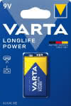 VARTA Batterie / Longlife Power,E-Block / 9,0V / 580 mAh / 1er Blister