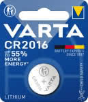 VARTA Batterie / Knopfzelle,CR2016 / 3V / 90mAh / 1er Blister
