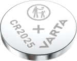 VARTA Batterie / Knopfzelle,CR2025 / 3V / 170mAh / 1er Blister