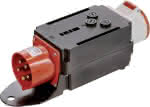 AS Adapter (CEE),Eingang: CEE-Stecker 1x32A,Ausgang: CEE-Steckdose 1x16A